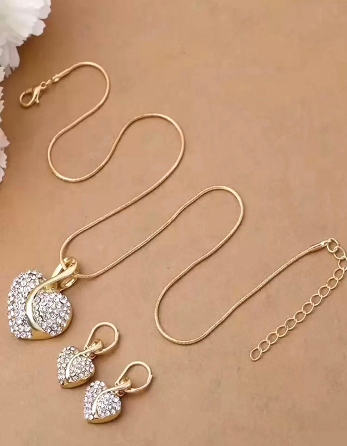 3pcs Fashion Love Heart Set