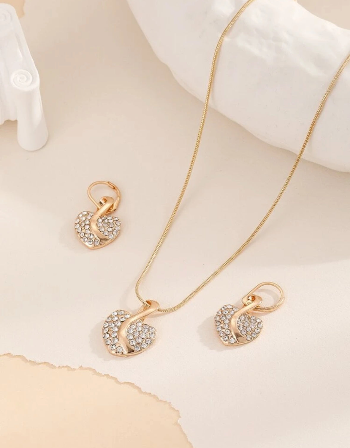 3pcs Fashion Love Heart Set