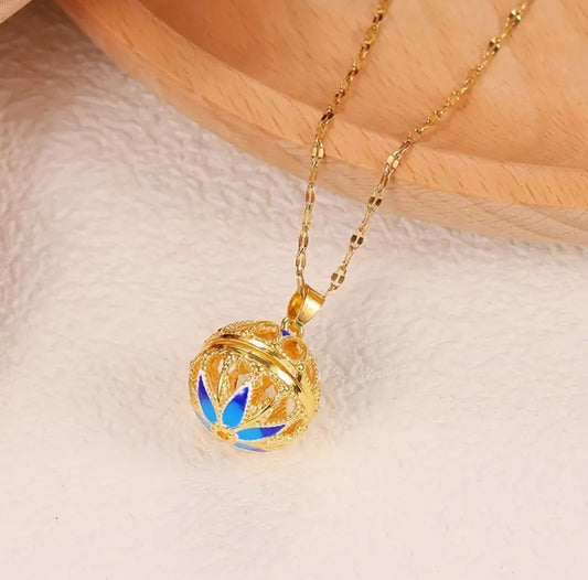 Bohemian Copper Pendant Necklace