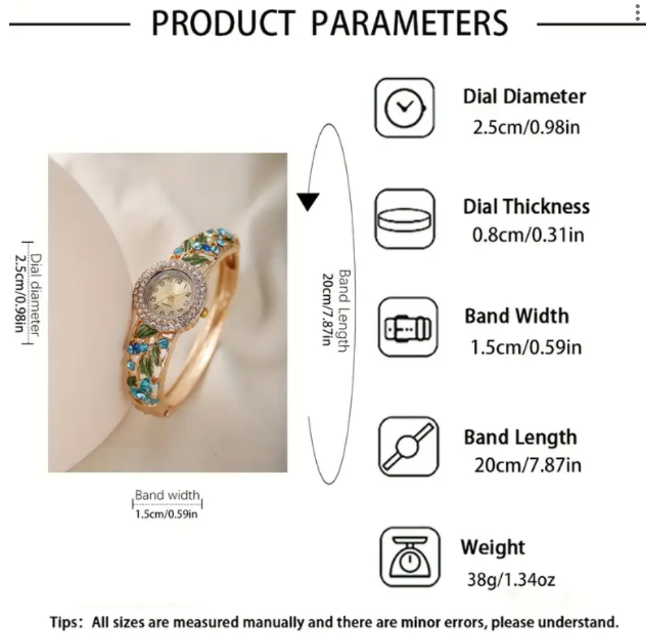 Vintage Gold Luxury Women's Watch